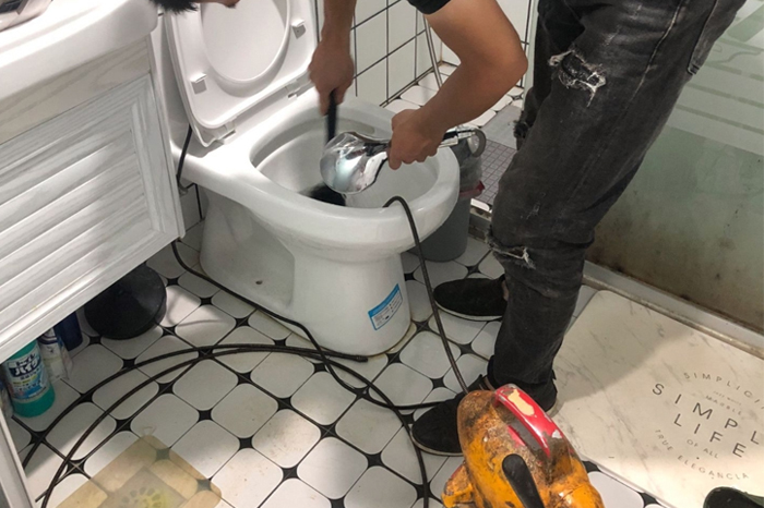 沙洋疏通下水道